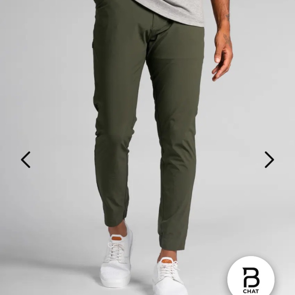 Dark Olive Bylt Basics Ace Joggers (33)